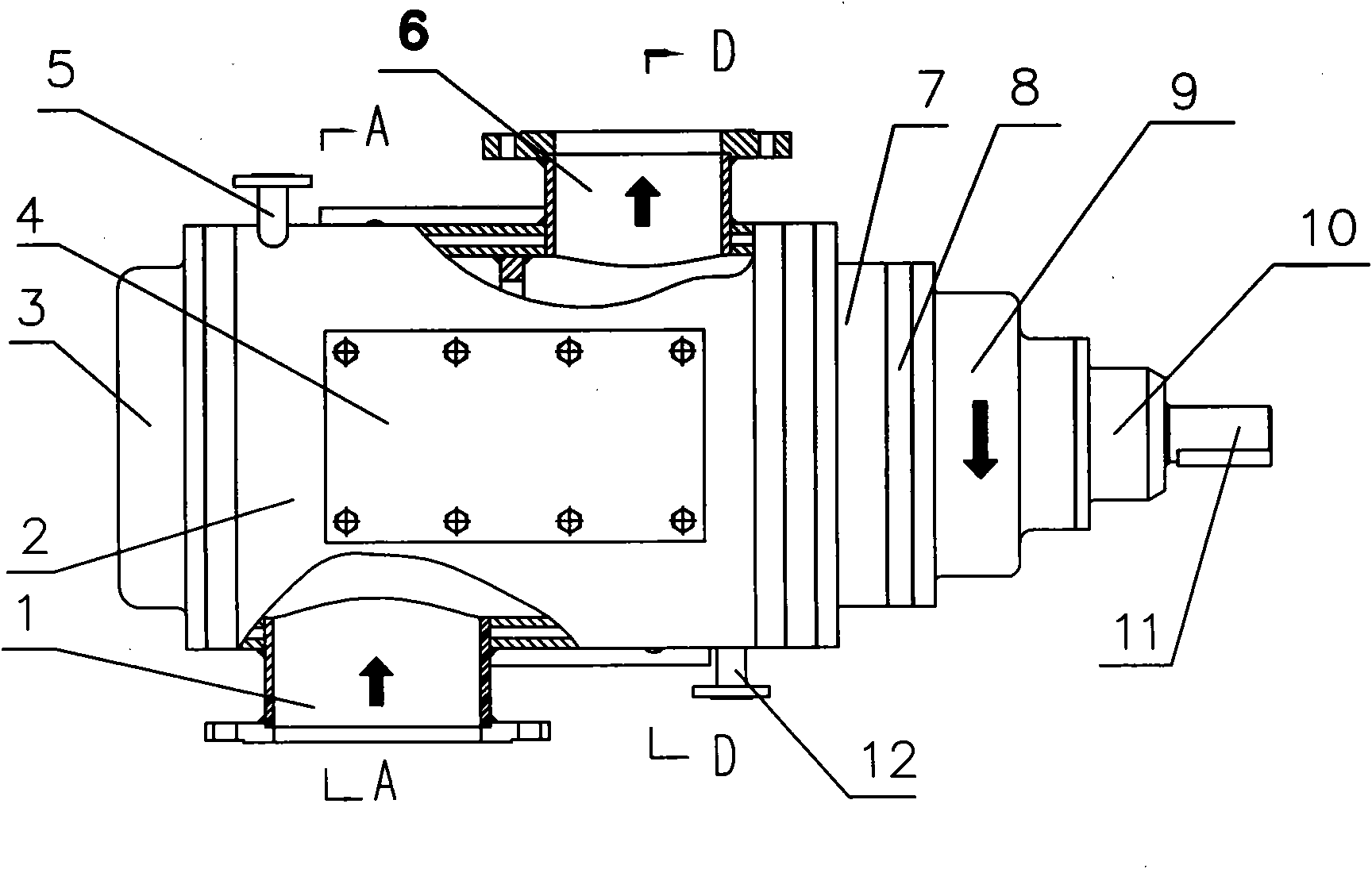 Parallel connection type double-screw-rod pump