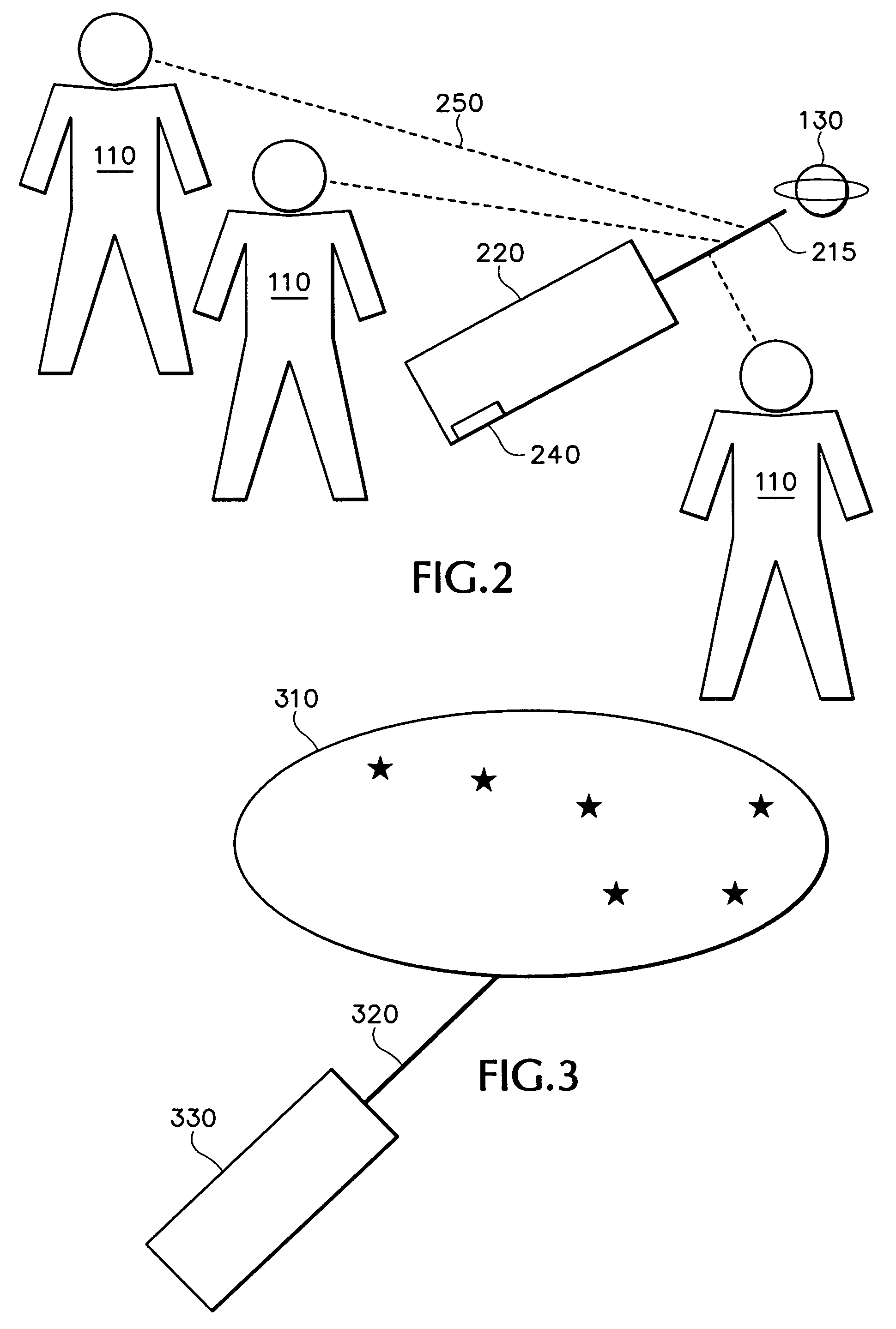 Laser guided celestial identification device