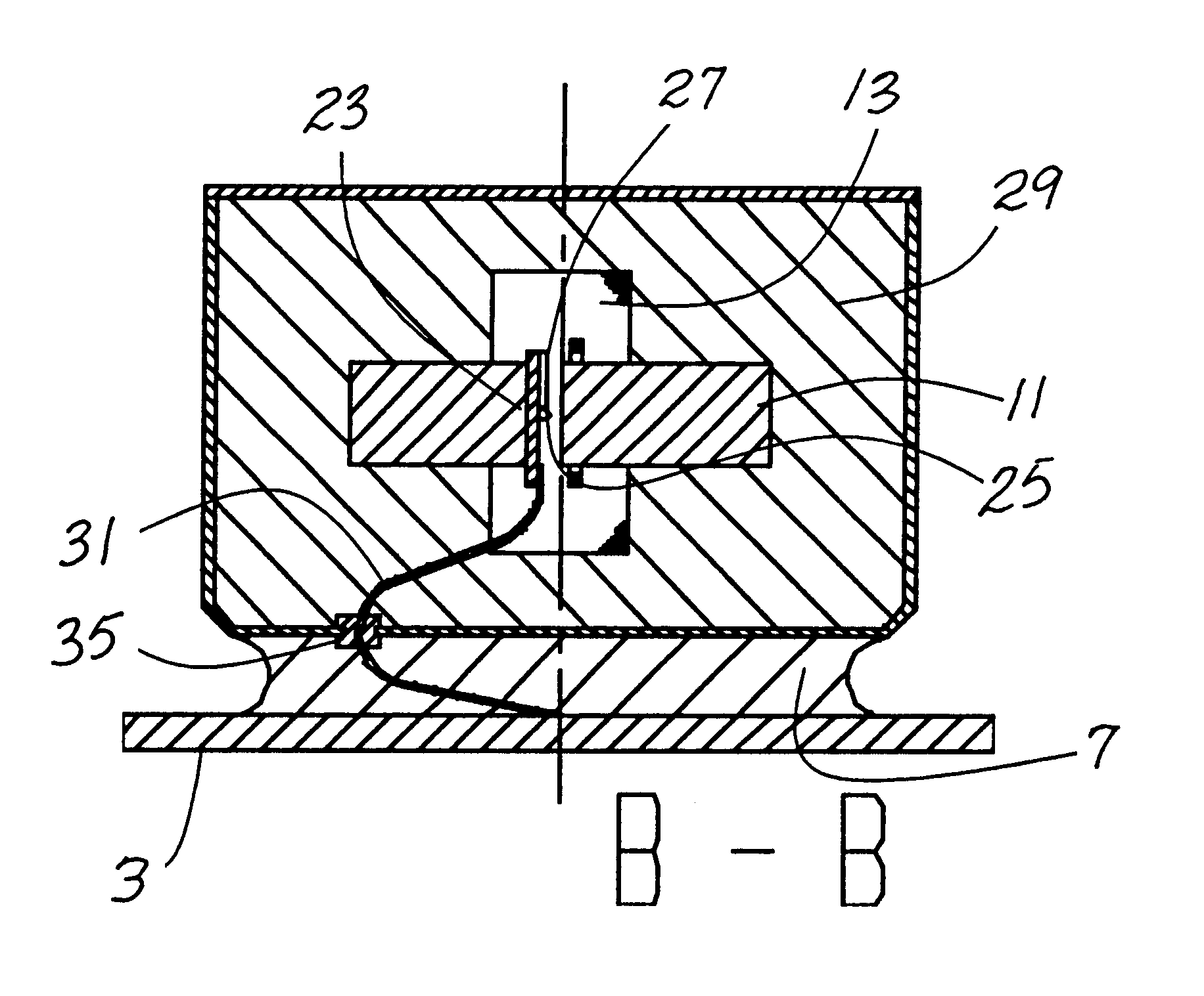 YIG oscillator with resilient support structure