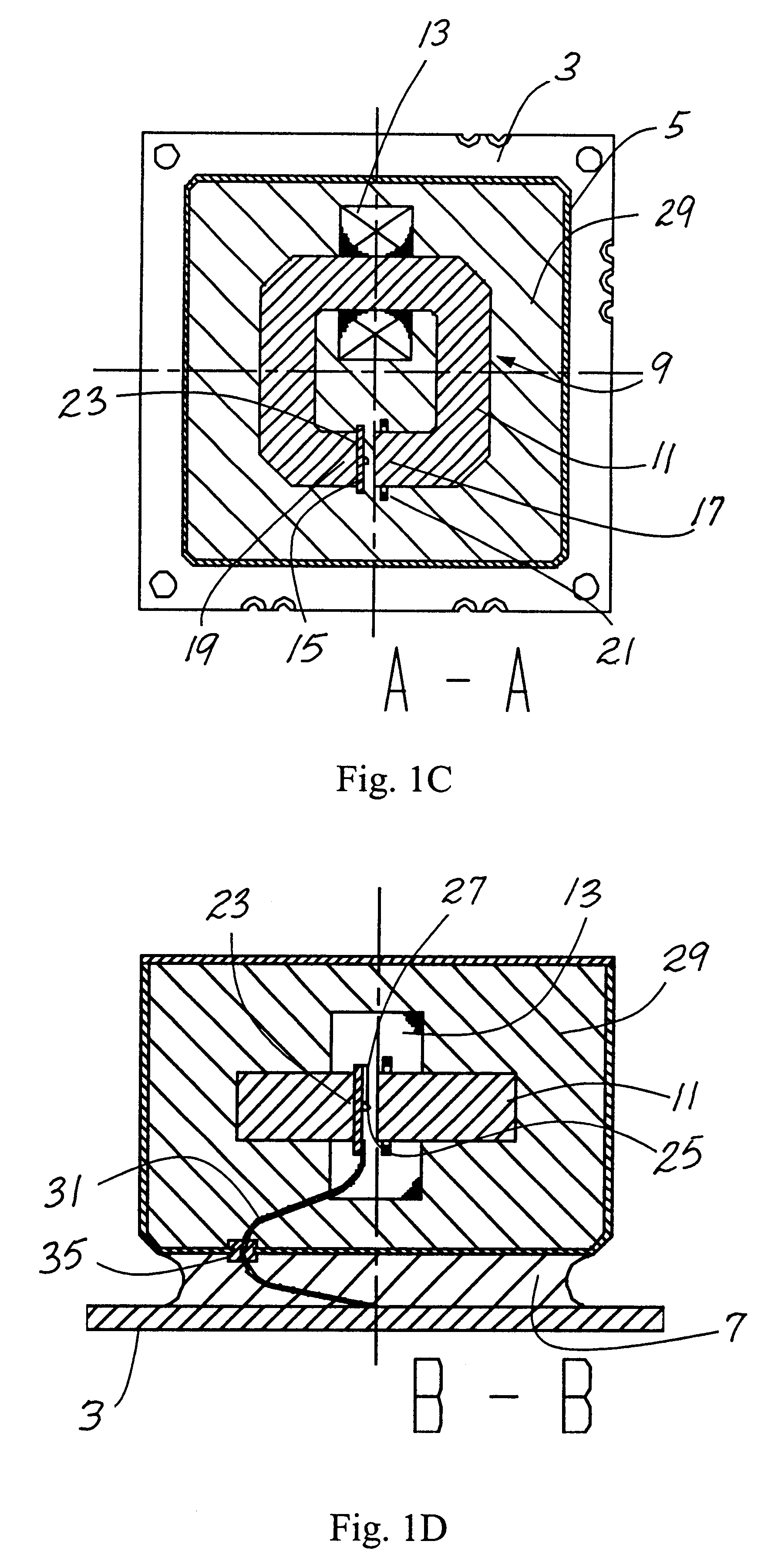 YIG oscillator with resilient support structure