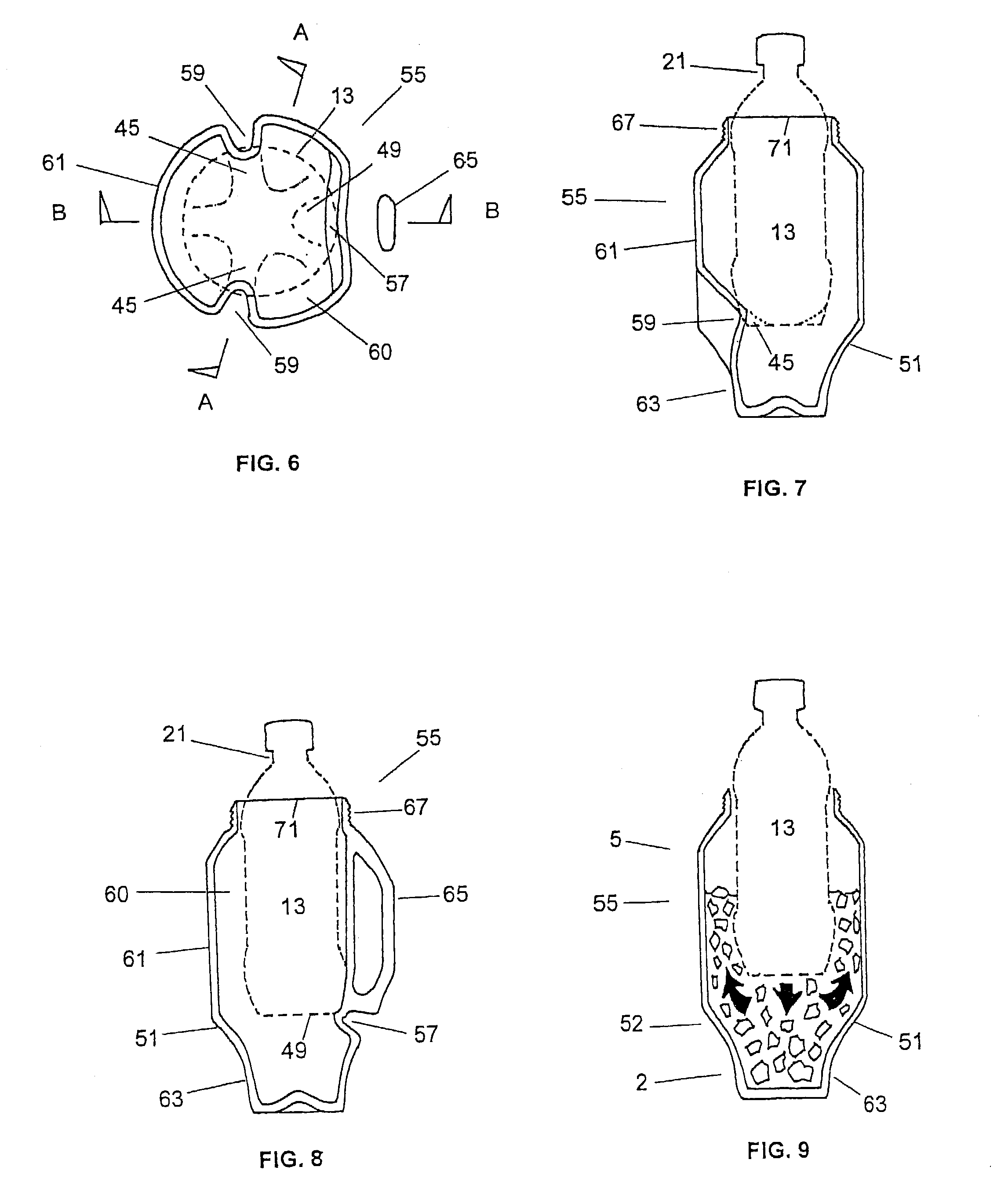 Individual bottle coolers