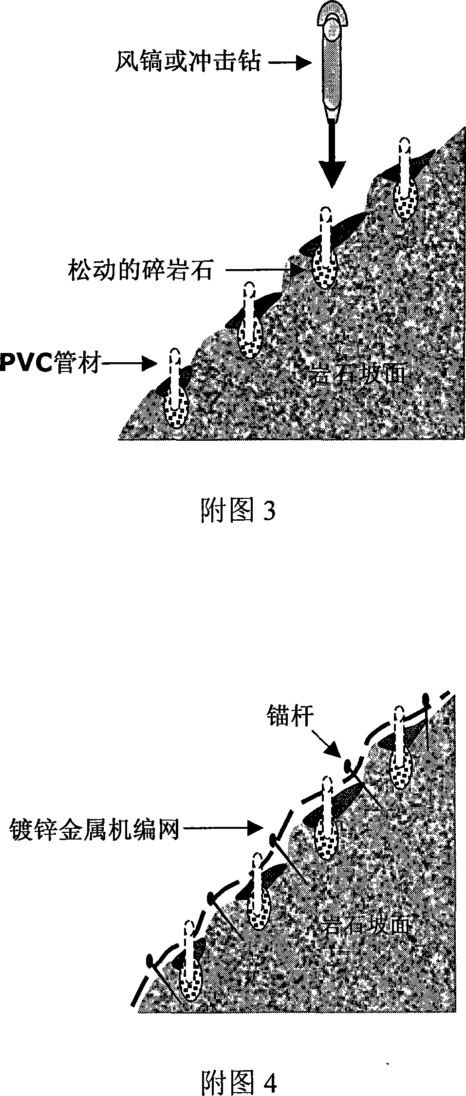 Technology for recovering vegetation on slope of rock and application thereof