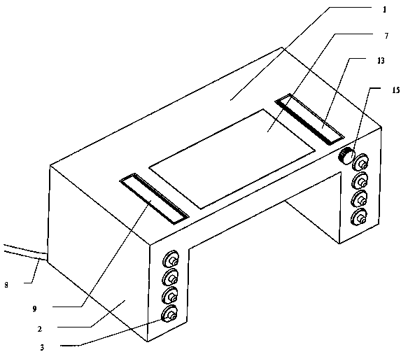 Novel calligraphy and painting table