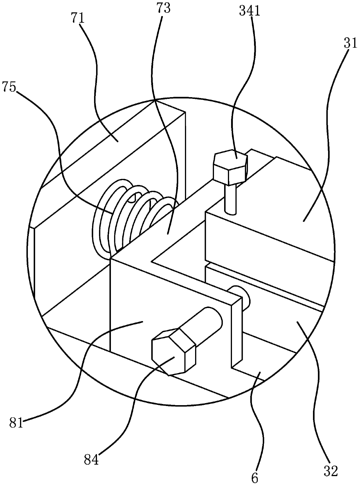 Tension detection device of leather