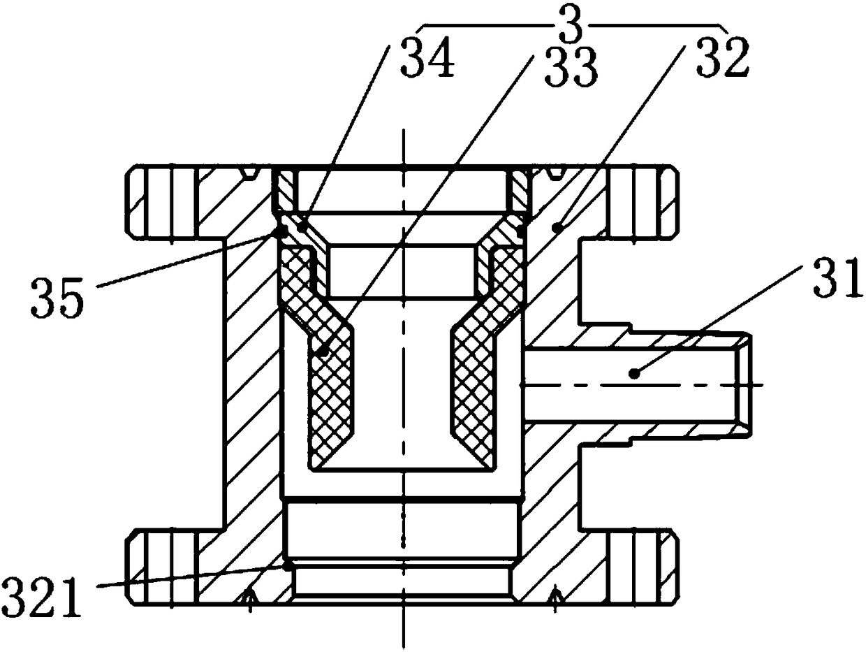 Reverse-circulation sand-flushing pipe column