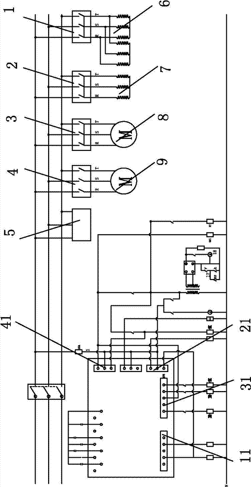 Control circuit for constant temperature and constant temperature device