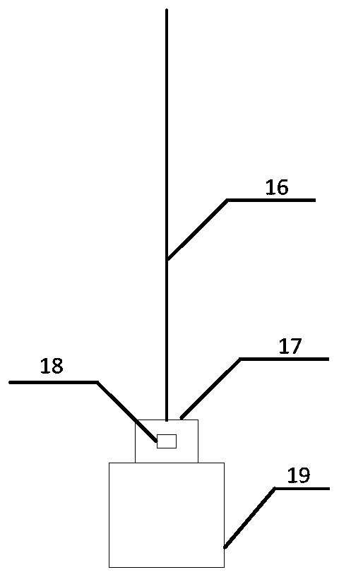 Swing angle detection device for multi-hanger bridge crane