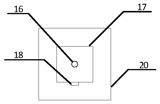 Swing angle detection device for multi-hanger bridge crane