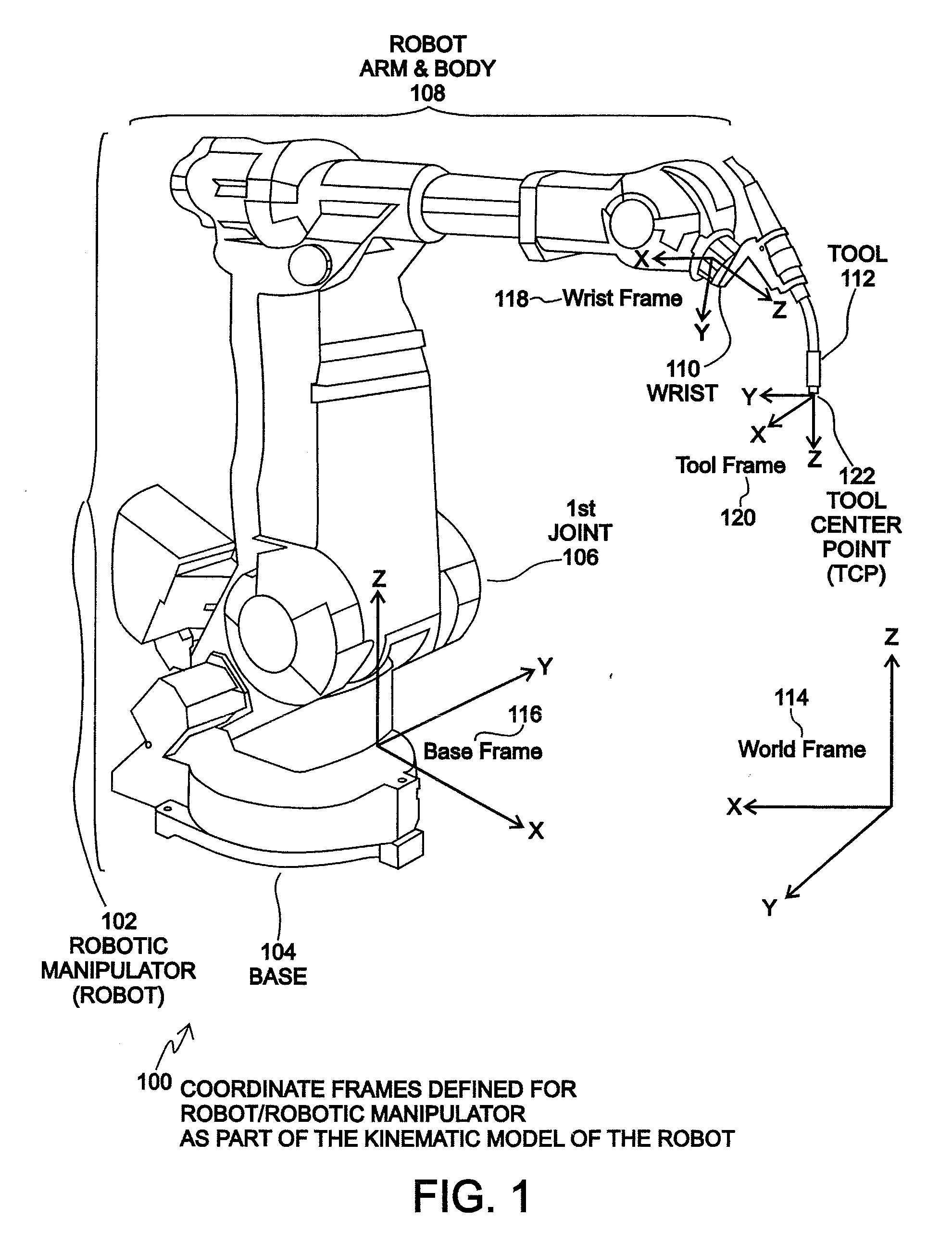 Method and system for finding a tool center point for a robot using an external camera