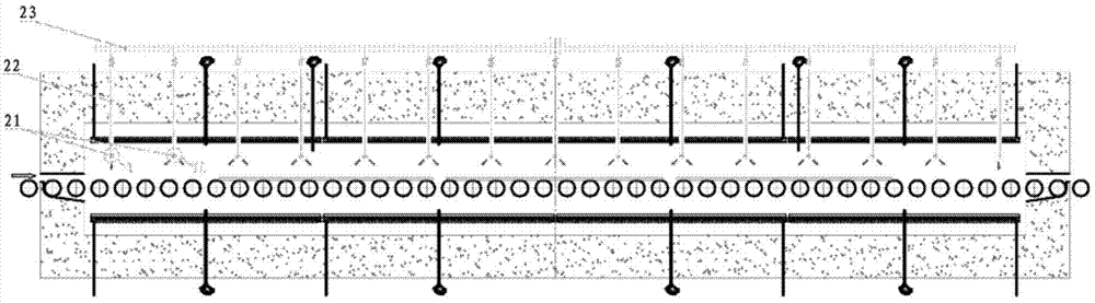 Weak convection structure applicable to ordinary toughening furnace