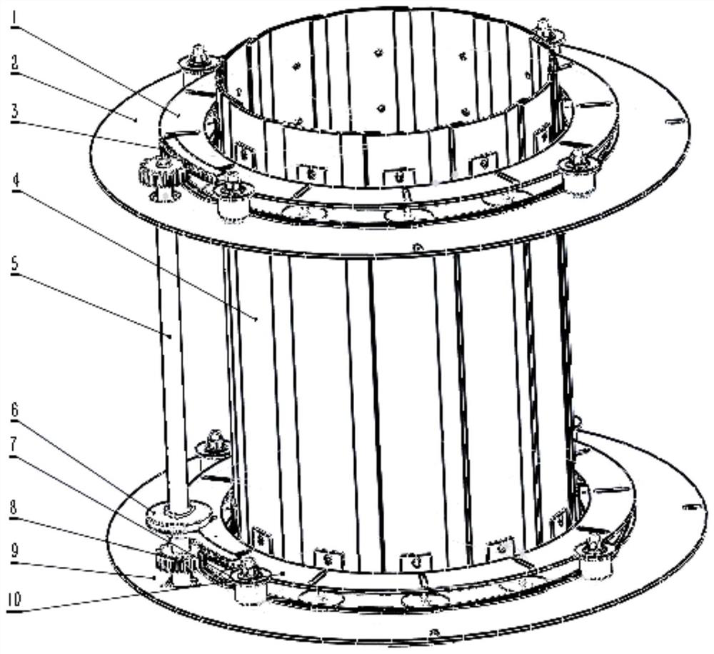 A vane type variable diameter Venturi throat