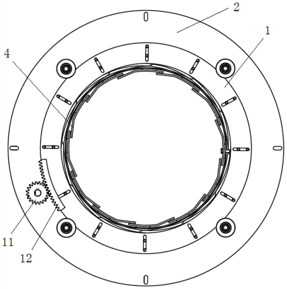 A vane type variable diameter Venturi throat