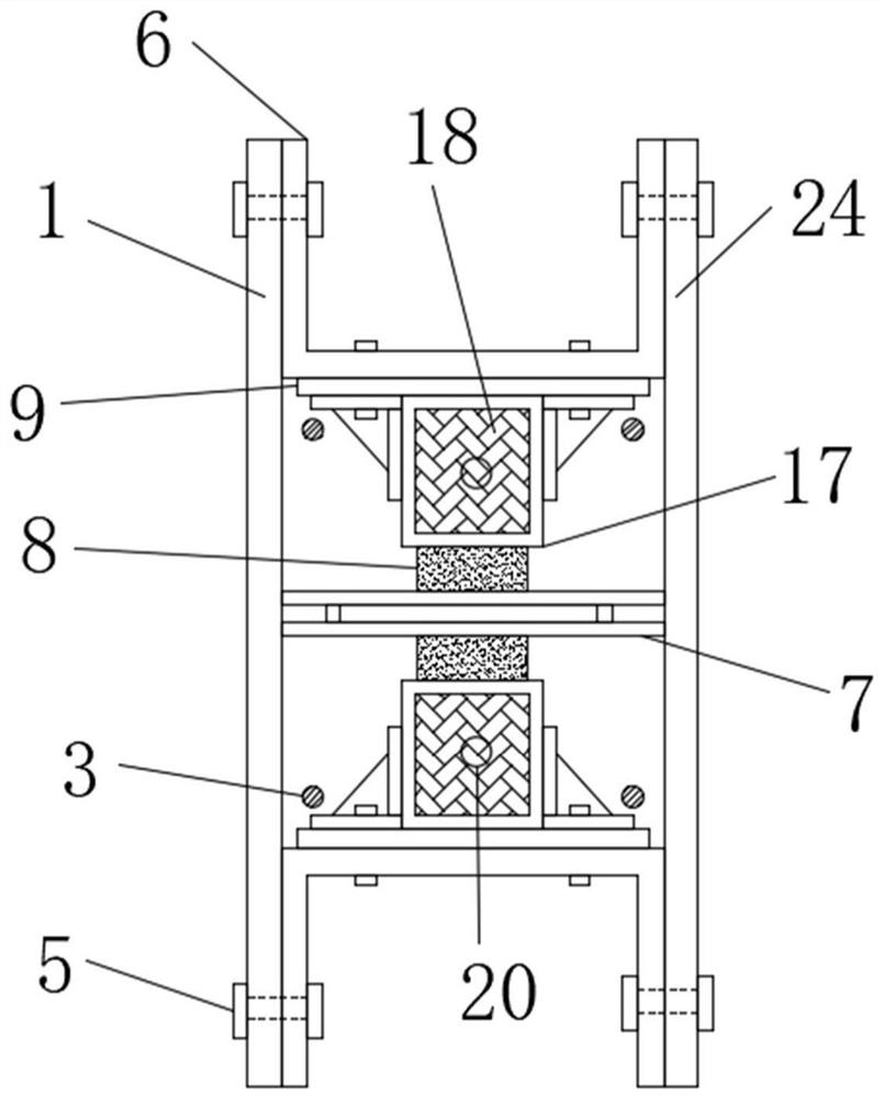 Buckling restrained brace structure for assembled building and building structure with buckling restrained brace structure