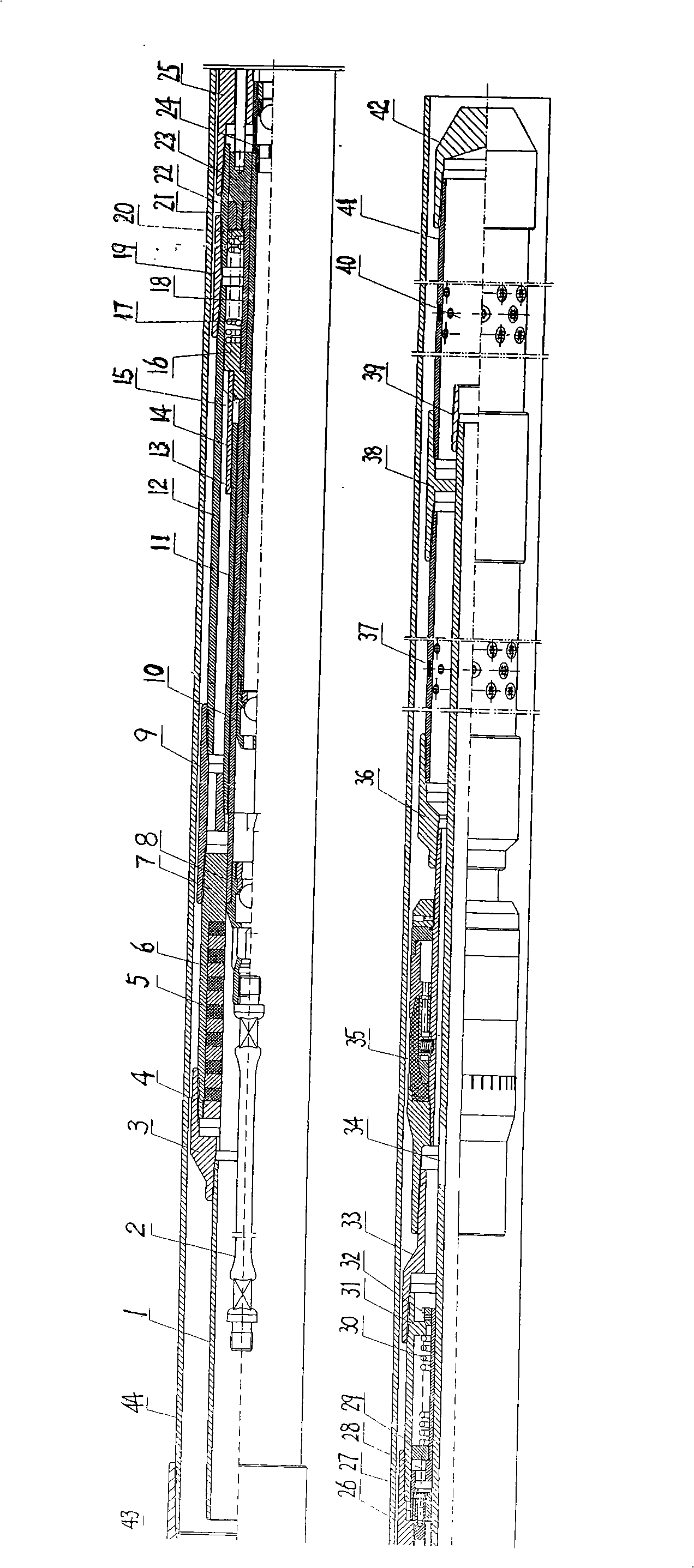 Multifunctional oil-extraction and gas-injection integrated oil well pump for sanding heavy crude oil well