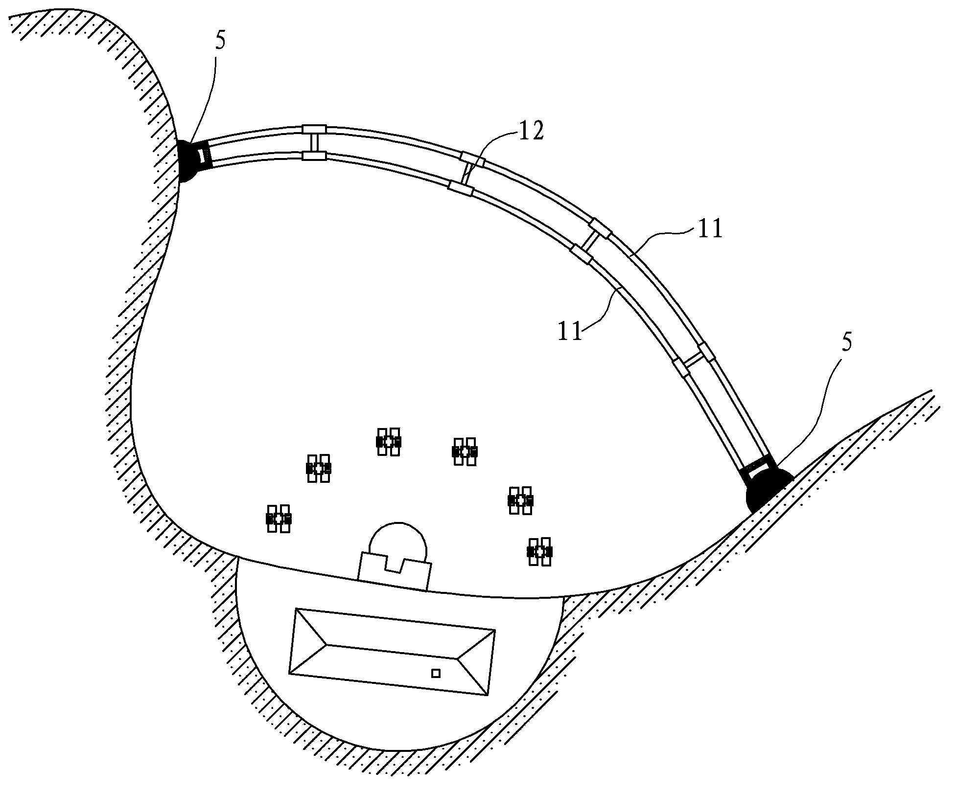 A shallow sea large-scale ecological seine culture device