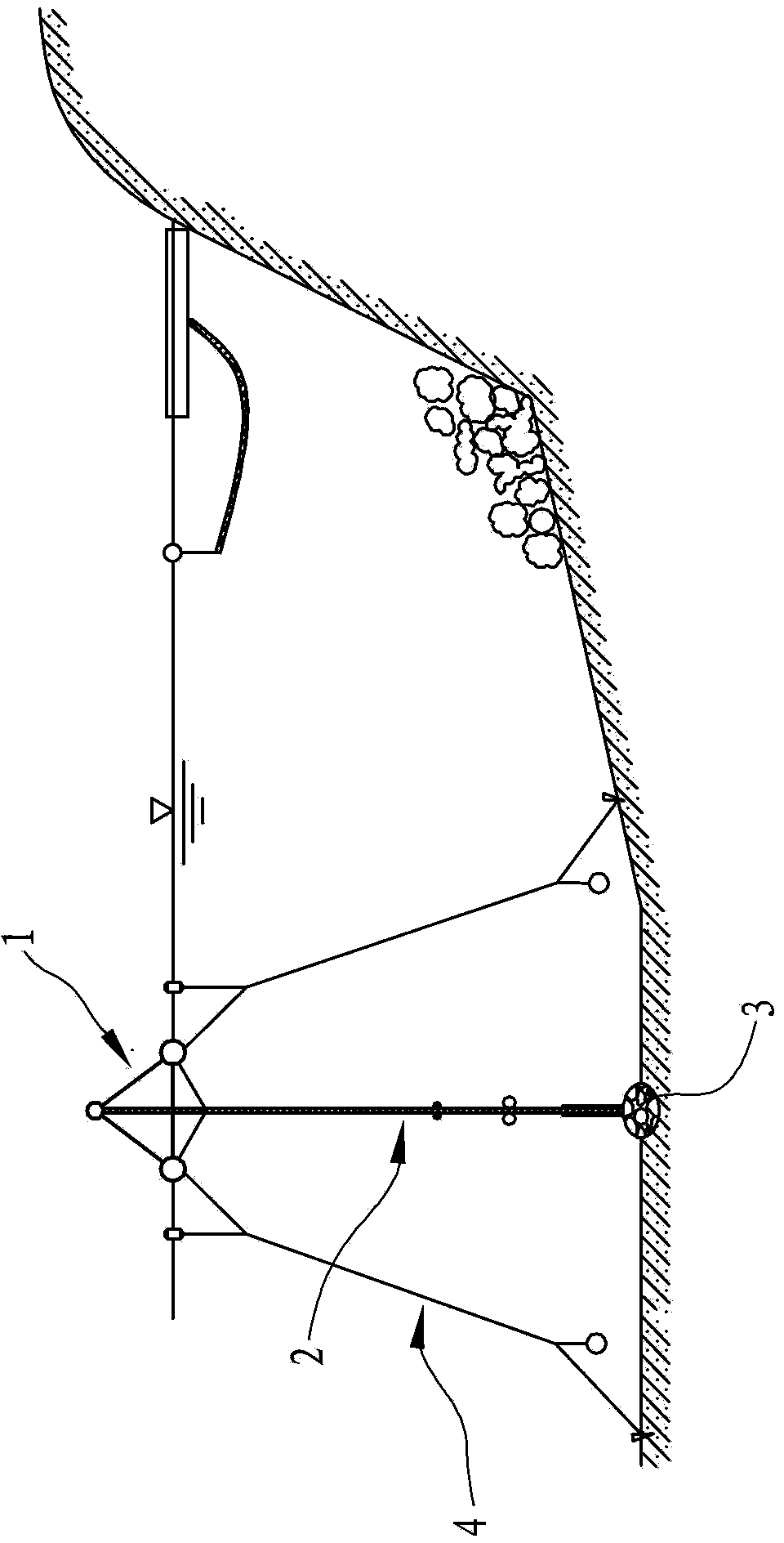 A shallow sea large-scale ecological seine culture device