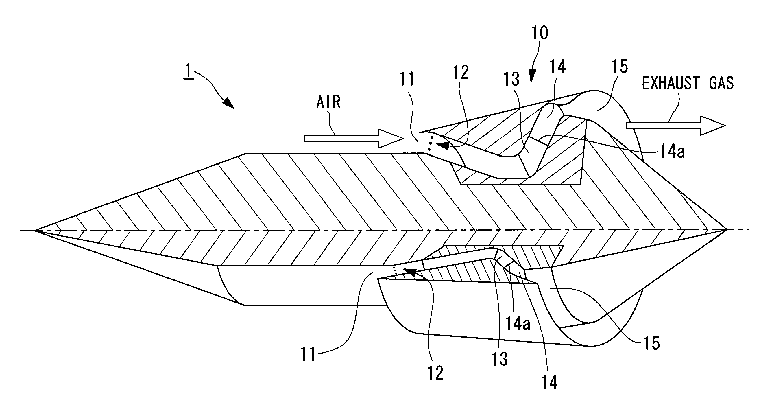 Detonation engine and flying object provided therewith