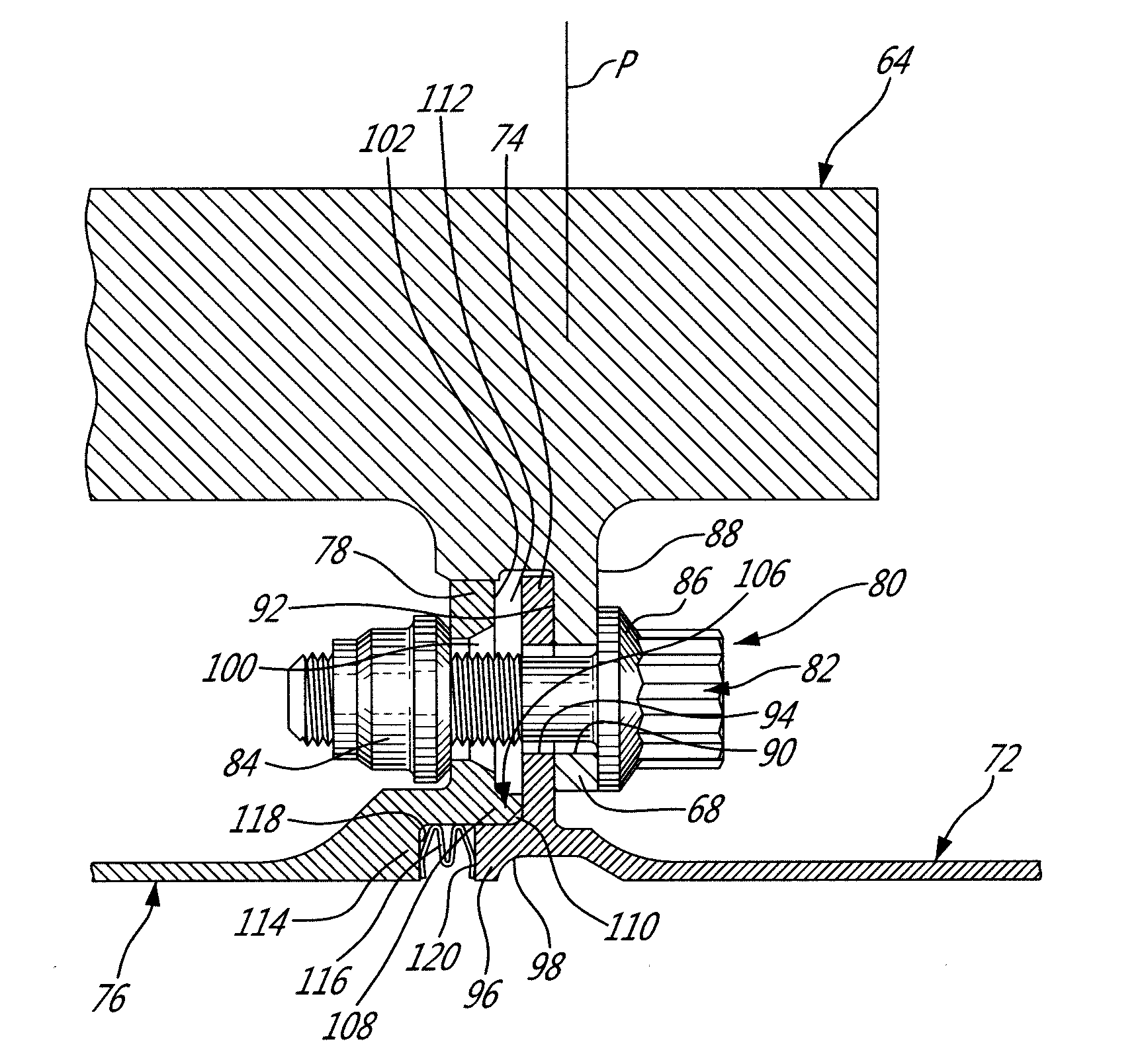 Turboprop engine with compressor turbine shroud