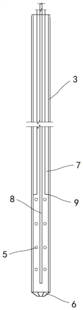 Foundation reinforcing and deviation rectifying method