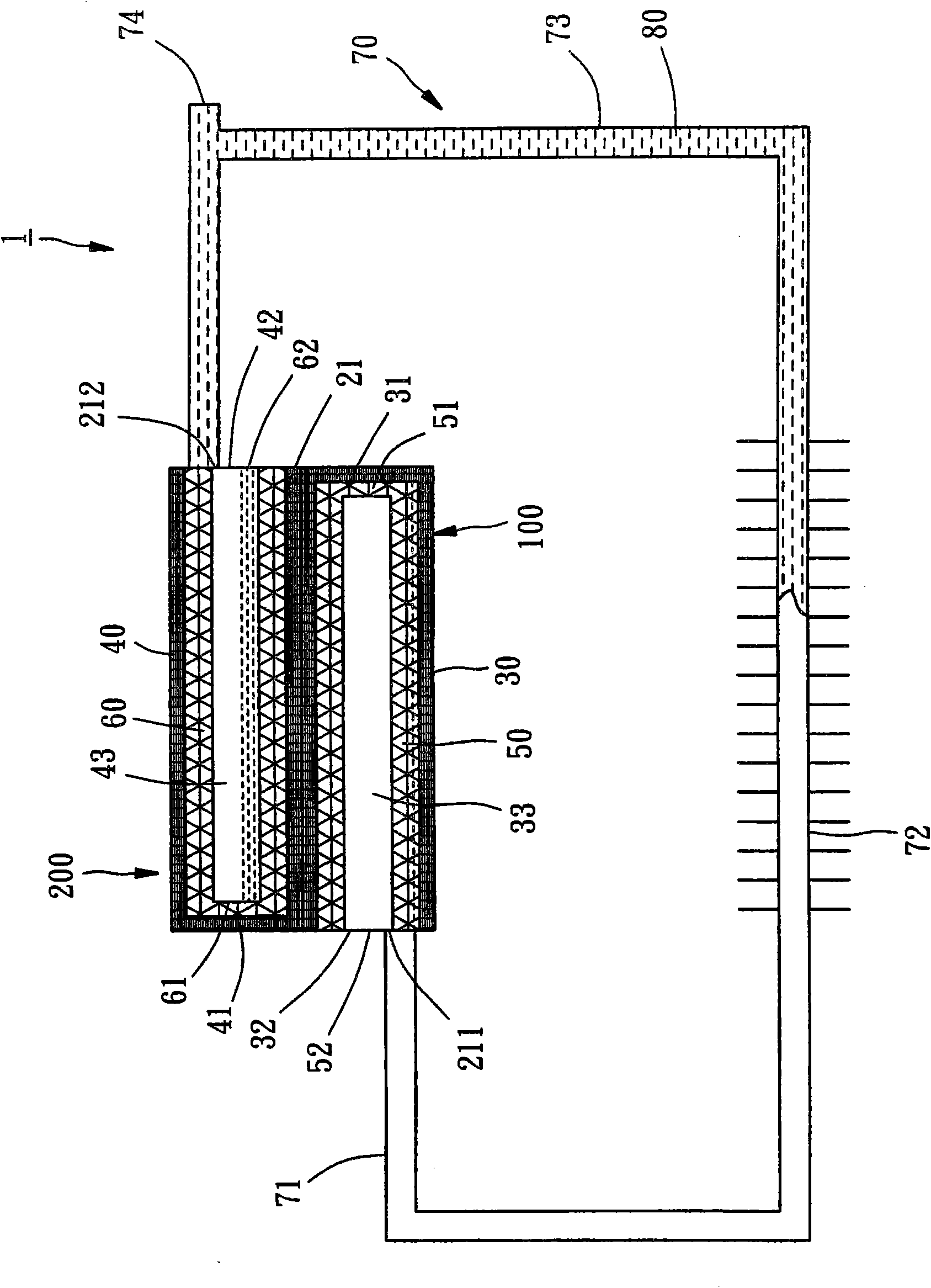 Flat-plate loop heat pipe