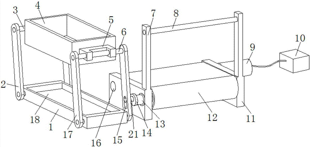 Running driving type baby cradle