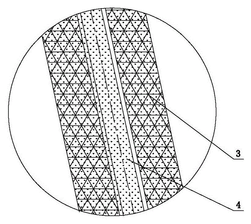 Novel blanking column of hot charging type energy-saving airtight submerged arc furnace and manufacturing method thereof