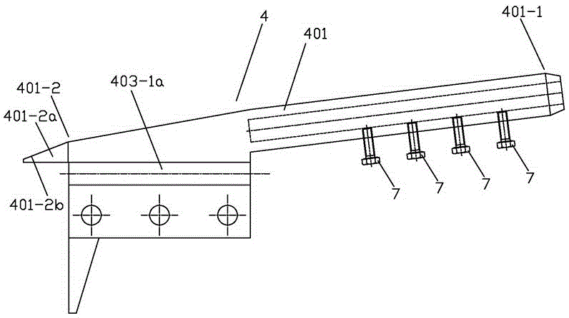 Tower ground wire overbridge apparatus for power transmission line inspection robot