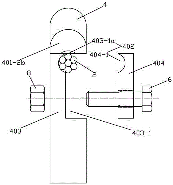 Tower ground wire overbridge apparatus for power transmission line inspection robot