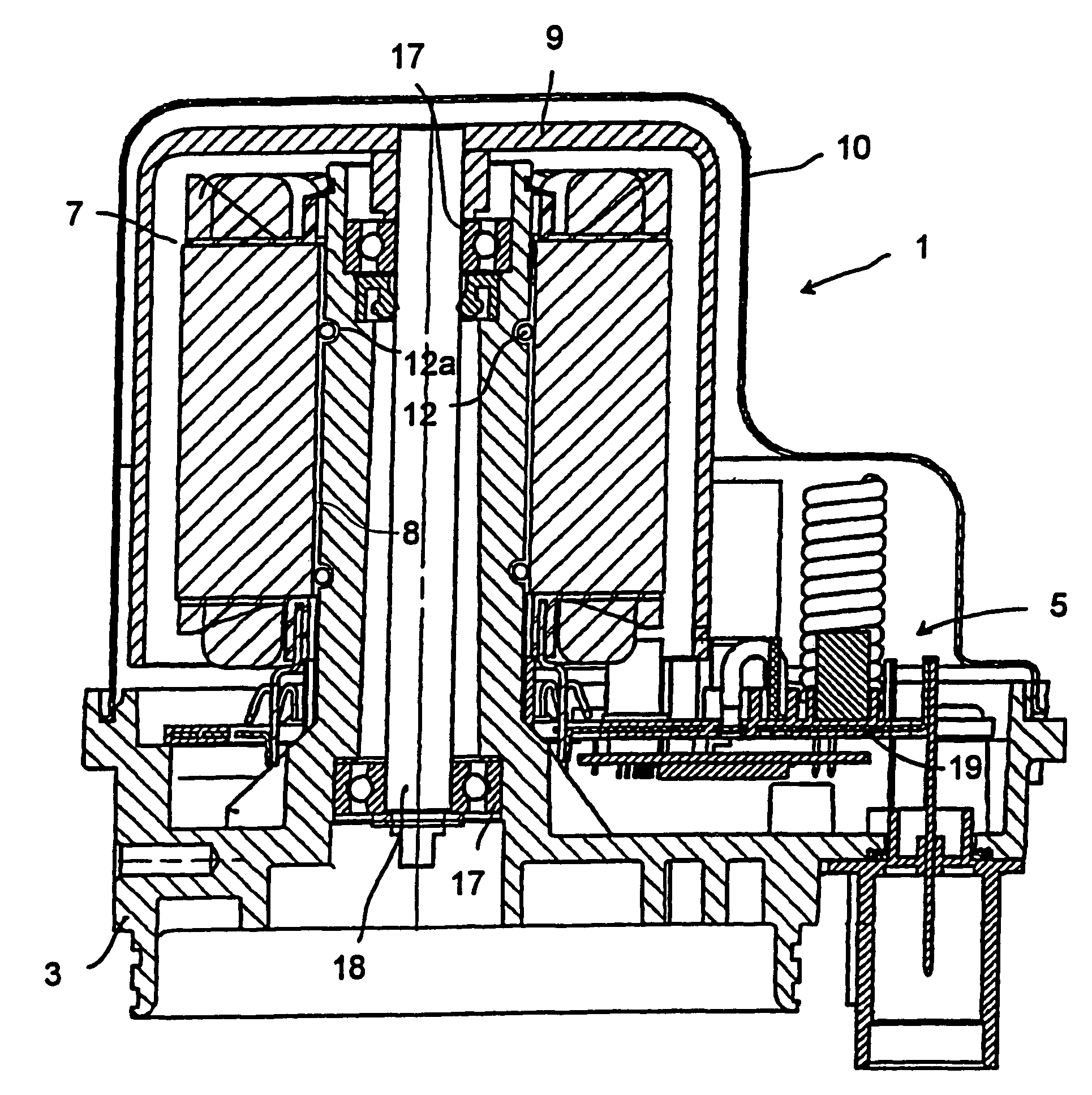 Electromotive drive system for use with a pump of a power-assisted steering system in a motor vehicle