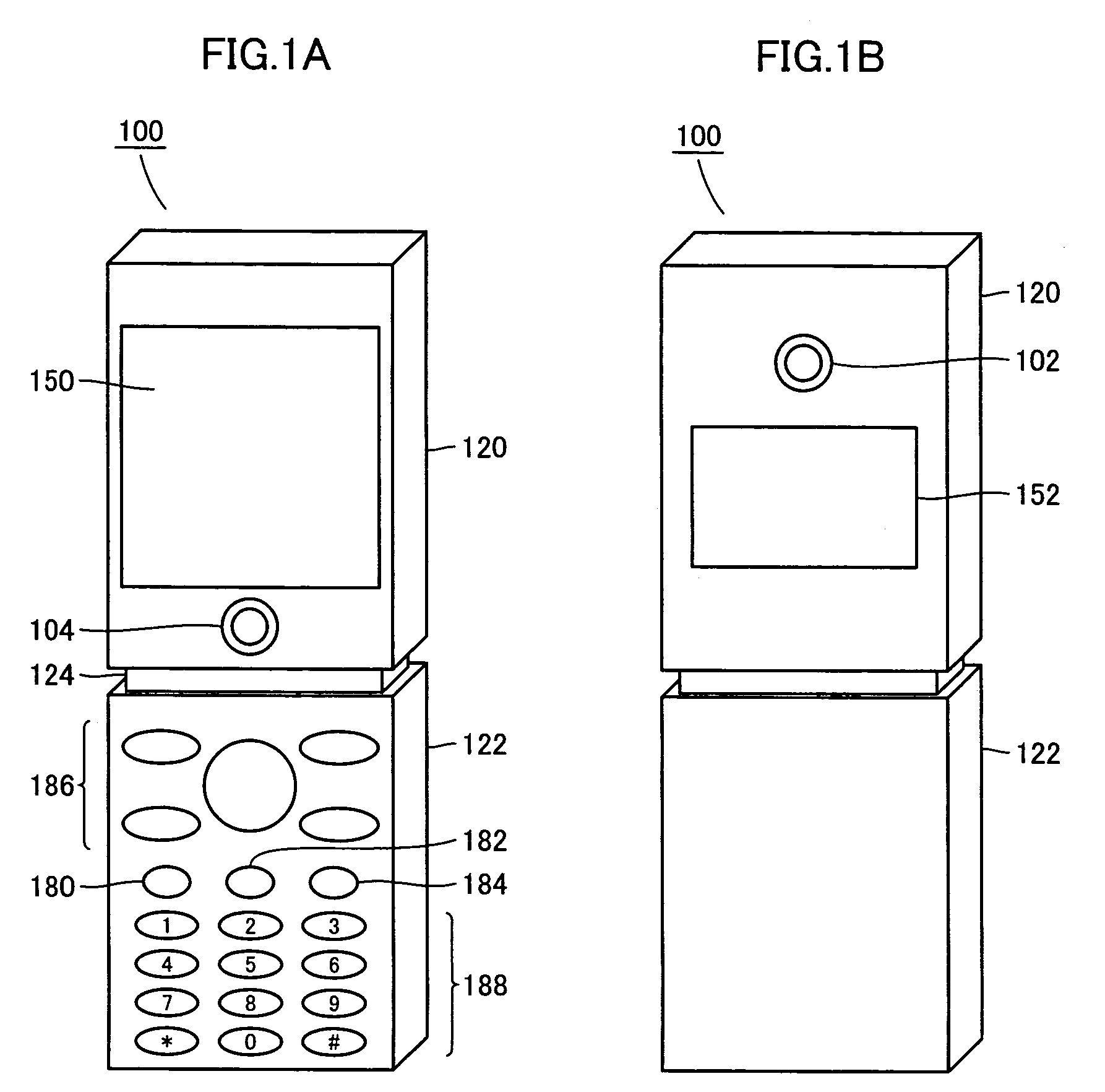 Portable communication terminal switchably displaying pictures based on a plurality of video signal sources