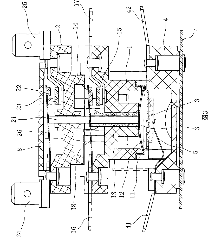 Double-pole single-throw type temperature controller