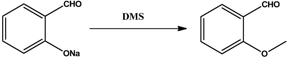 Method for preparing o-methoxybenzaldehyde by use of micro-reaction device