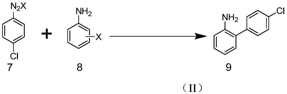 Method for synthesizing amino biaromatic compound