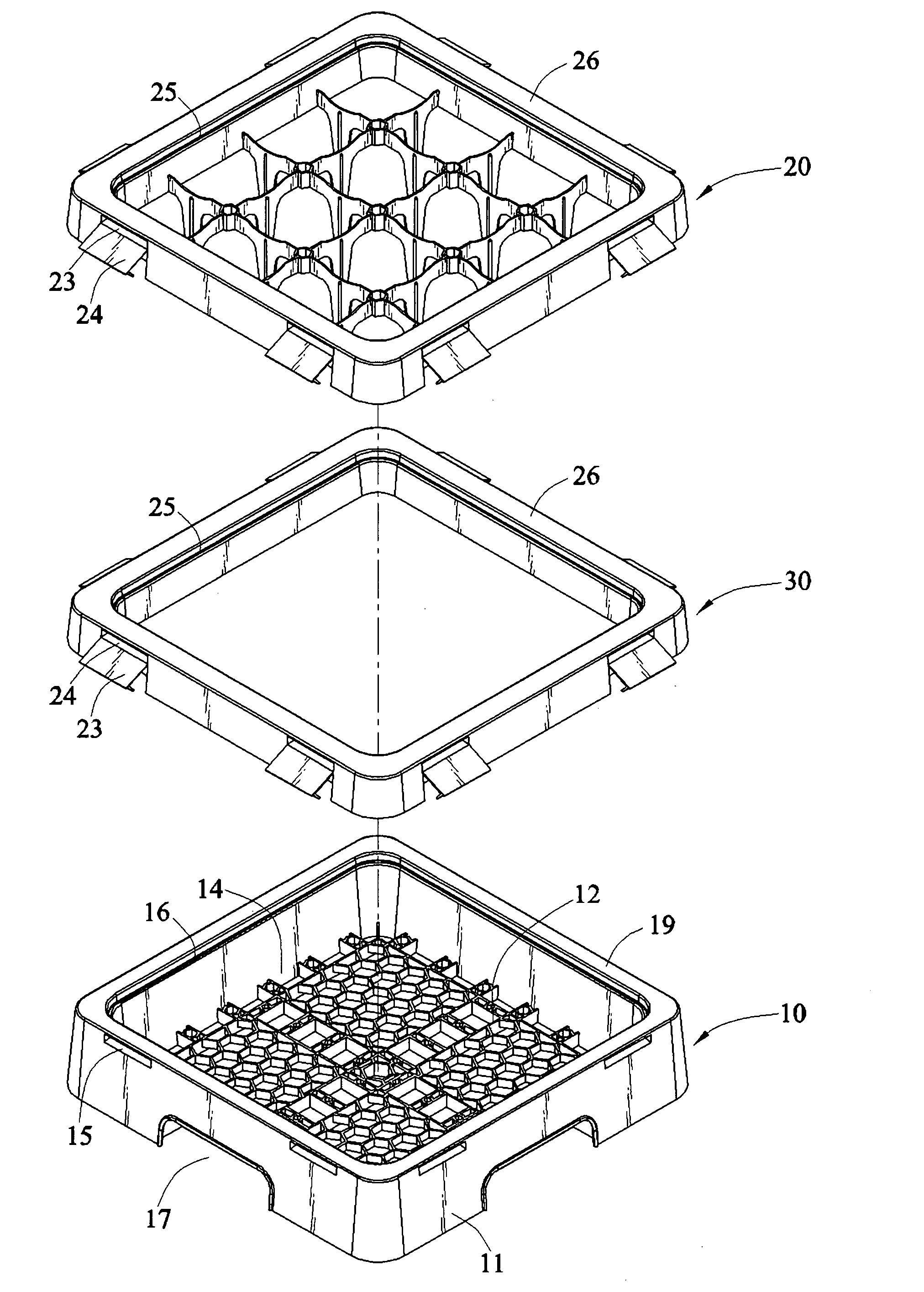 Dismountable holder structure