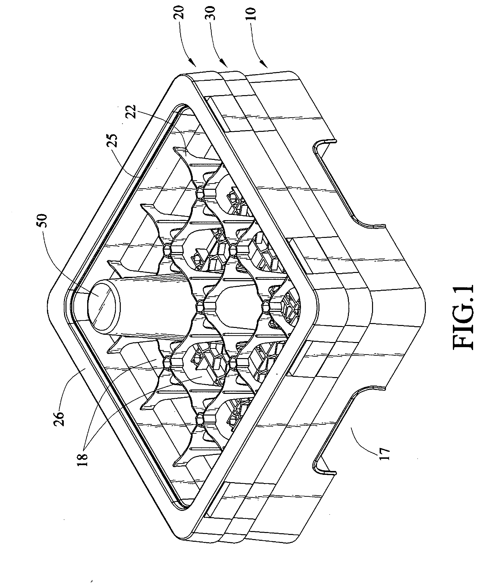 Dismountable holder structure