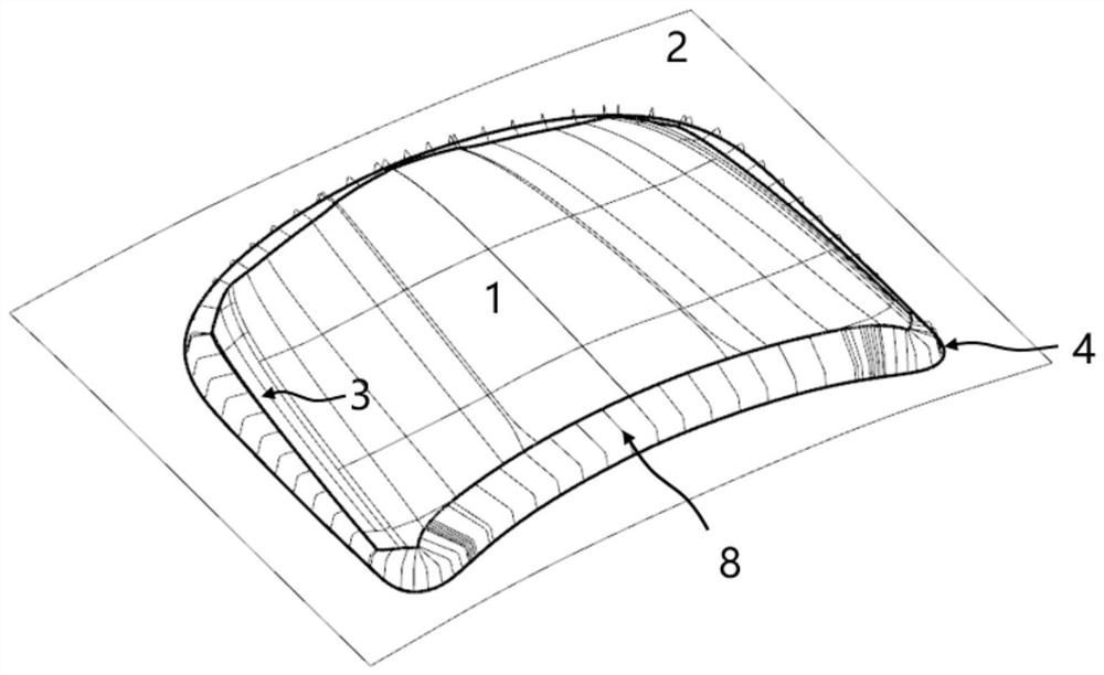 A Method for Automatic Arrangement of Section Lines of Process Supplementary Surface