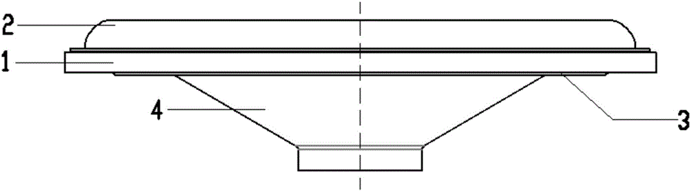 New-type composite loudspeaker diaphragm