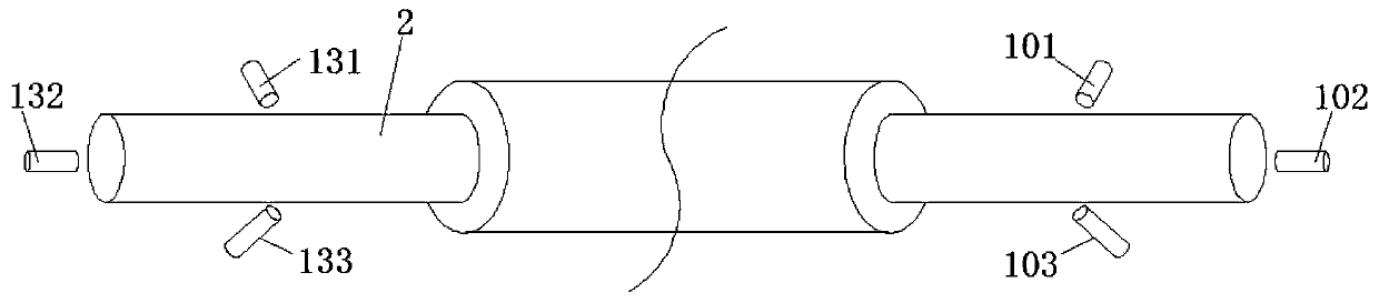 Test platform and method of nonparallelism of space ring on coupling influence rule of main shaft thermal structure