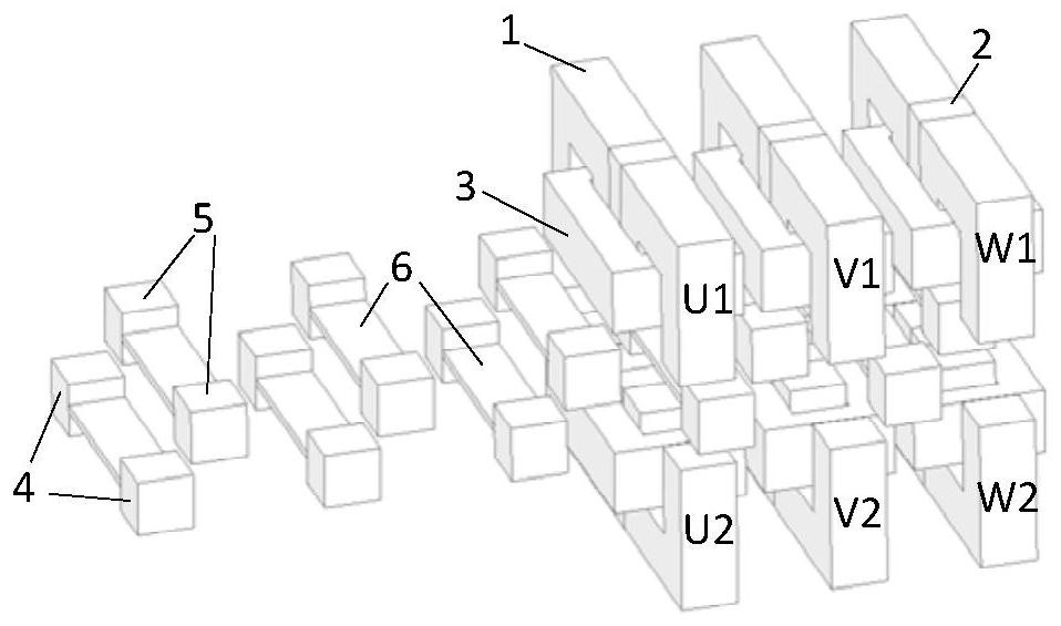 A secondary short magnetic circuit bilateral primary permanent magnet transverse flux linear motor