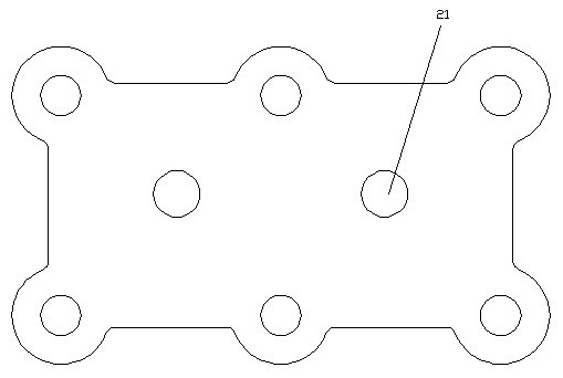 Efficient combined distributor structure for refrigerating system heat exchanger