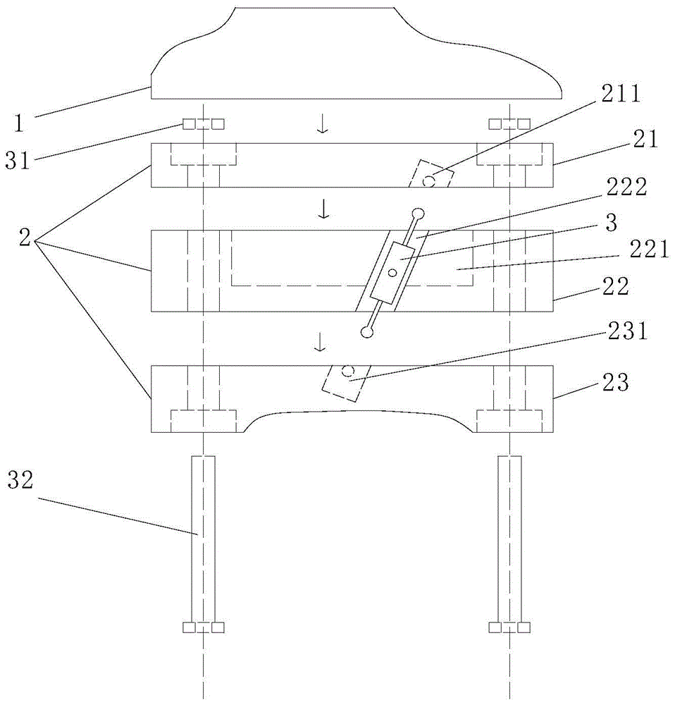 Detachable display see-through shoes