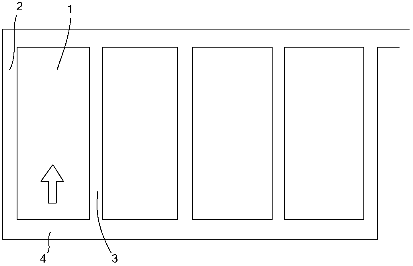 Long-wall working face coal pillar-free mining method