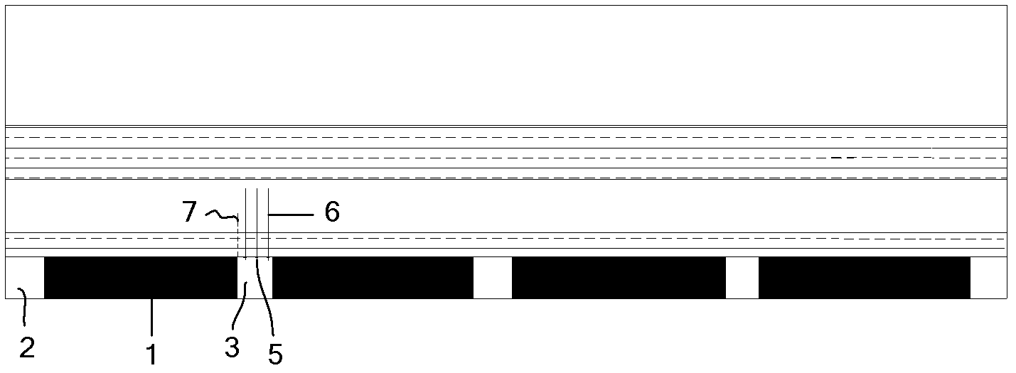 Long-wall working face coal pillar-free mining method