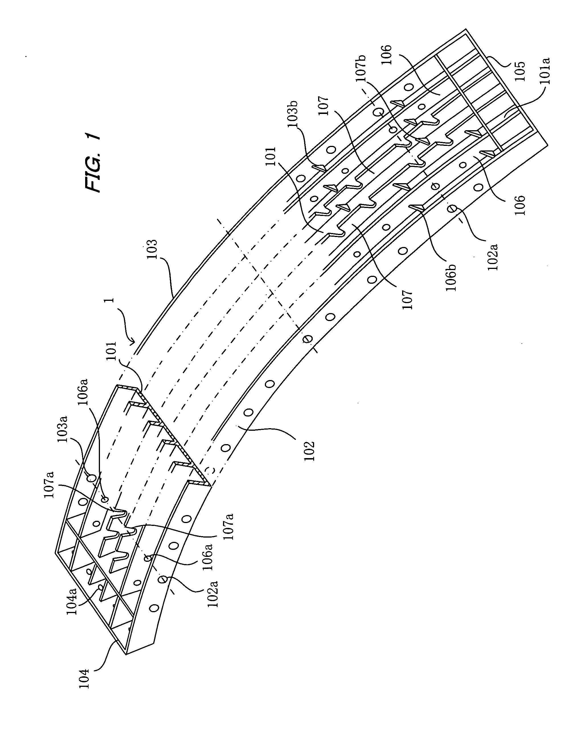 Method for linking segments and linking tool