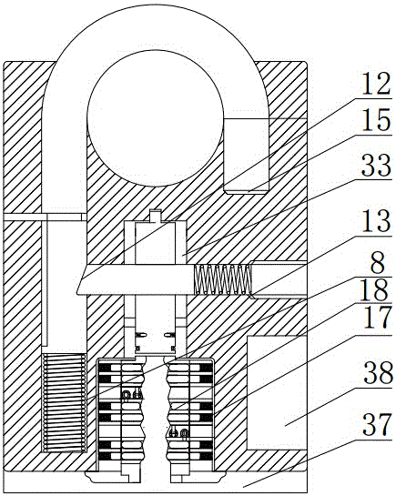 Anti-theft padlock and key assembly