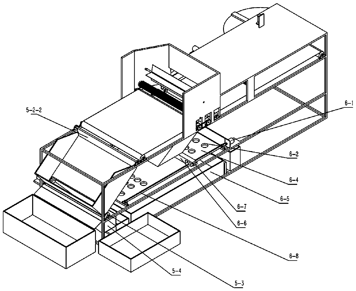 Fully-automatic tableware classifying and recovering integrated machine