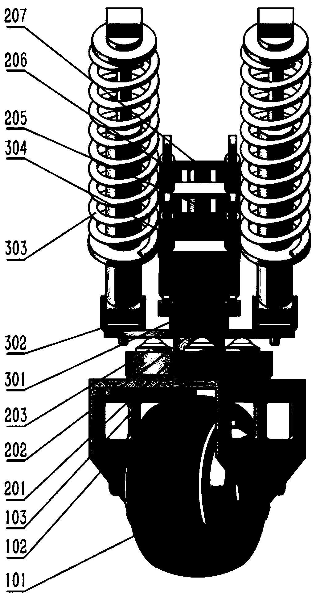 Independent steering driving wheel based on hub motor