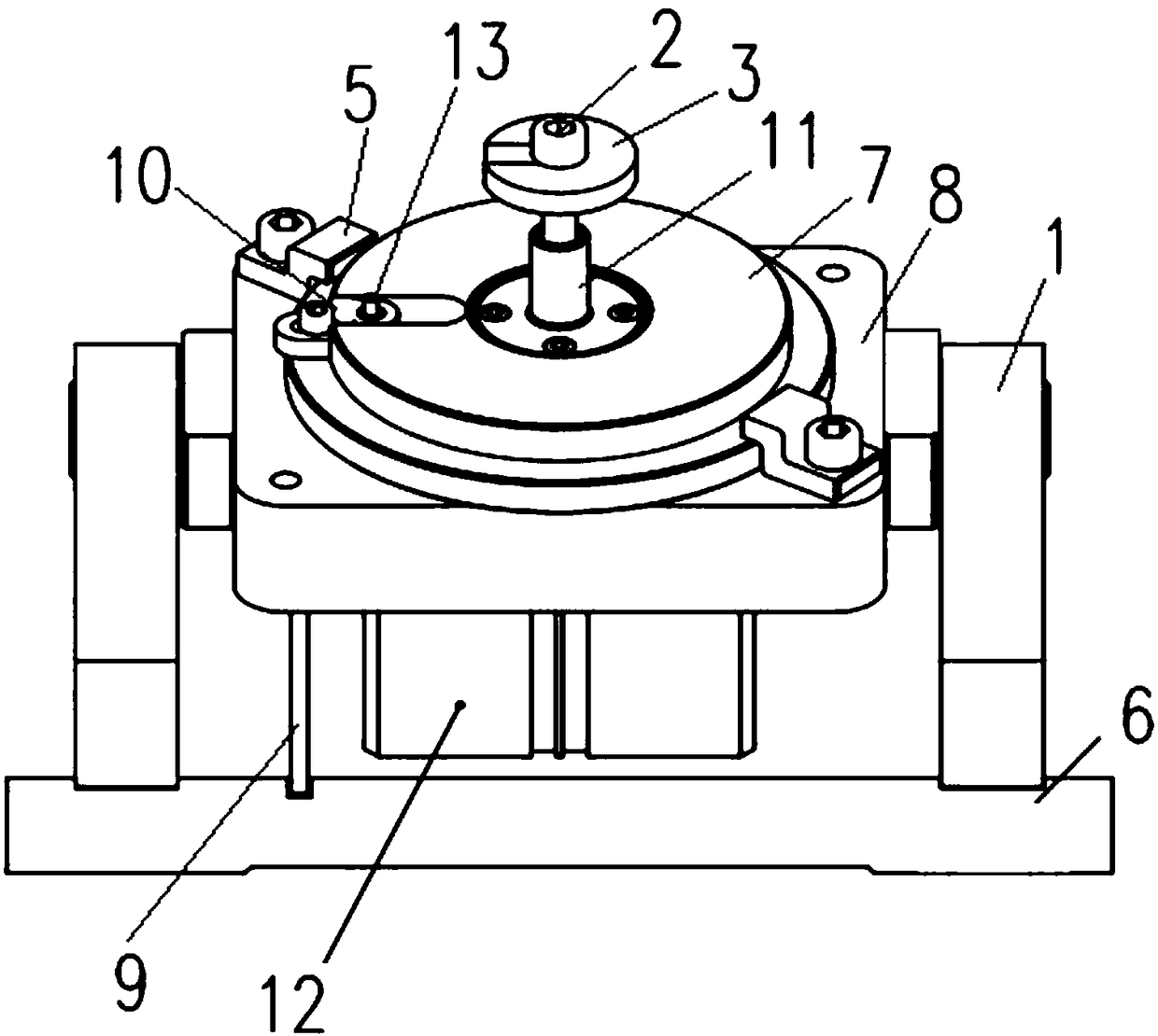 Compressor cylinder block machining fixture