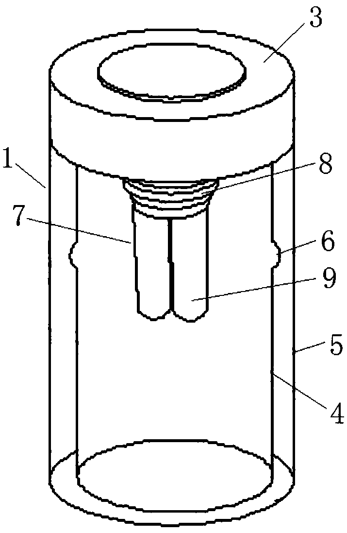 Anti-scald cup and working method thereof