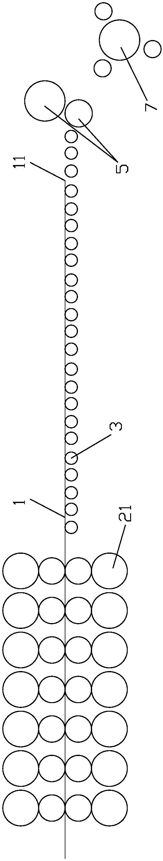 Method for improving strip steel tail part coiling quality